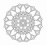 Meditation Coloring Pages Mandala Getcolorings Printable Color sketch template