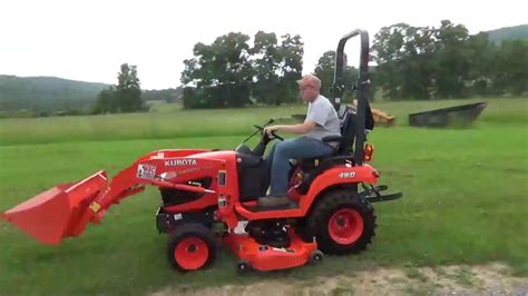 kubota bx  compact tractor loader  belly mower  diesel  compact