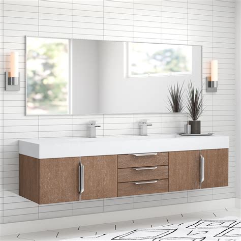 wall hung bathroom vanity cabinets image