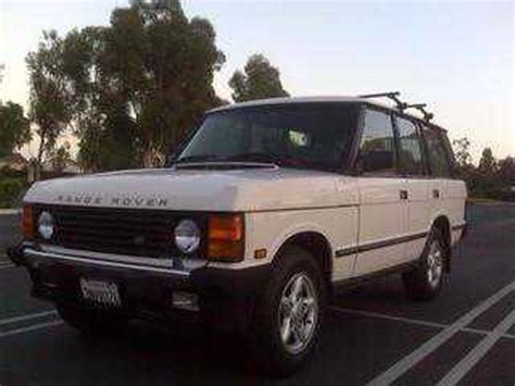 F S 1995 Range Rover Classic White Tan Land Rover Forums Land Rover