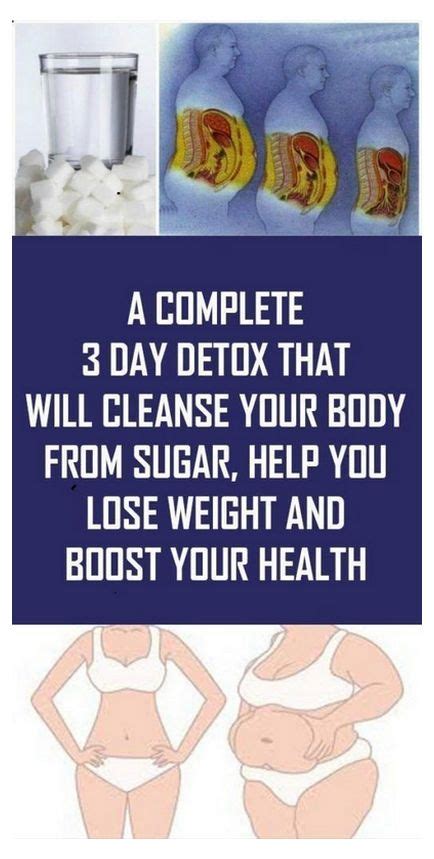 A Complete 3 Day Detox That Will Cleanse Your Body From Sugar Help You