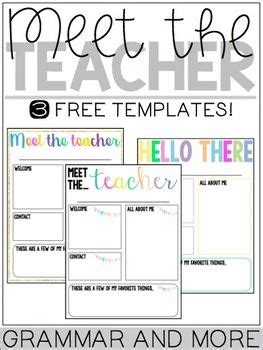 meet  teacher templates editable meet  teacher template