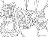 Coloring Names Pages Say Name Color Printable Getcolorings Print sketch template