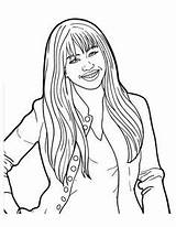 Hannah Montana Louane sketch template