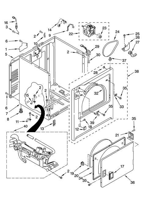 cabrio dryer parts diagram