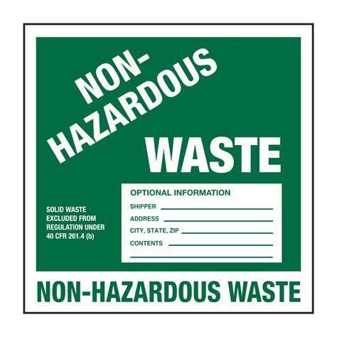 pin fed hazmat labels  hazardous waste