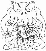 Cthulhu Coloring Pages Template 13kb sketch template