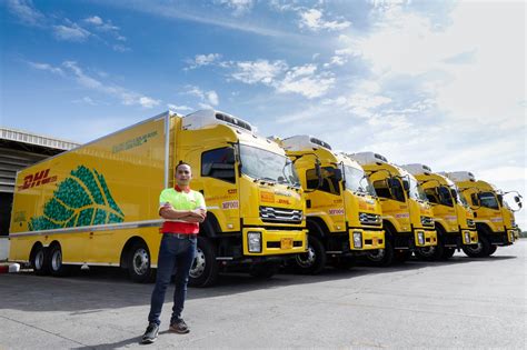 dhl supply chain rolls  temperature controlled trucks  thailand