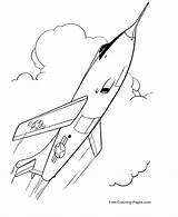 Coloring Airplane Pages Color Airplanes sketch template