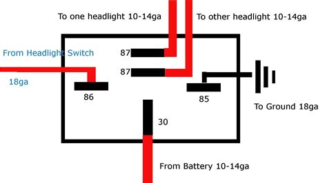 bosch  pin relay wiring diagram relay car audio installation electrical wiring diagram