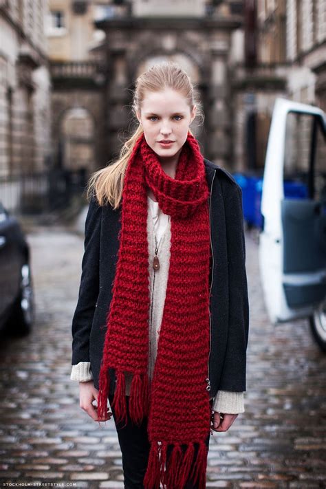 Carolines Mode Stockholmstreetstyle Scarf Women Fashion Fashion