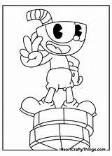 Cuphead Printable Mugman Iheartcraftythings sketch template