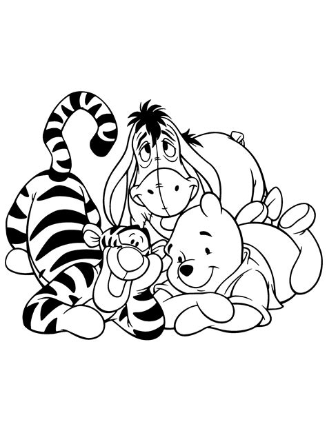 winnie  pooh coloring pages bing images coloring disney pinterest