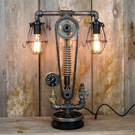 Steampunk Desk Lamp Retro Industrial Desk Lamp Steampunk Water Pipe