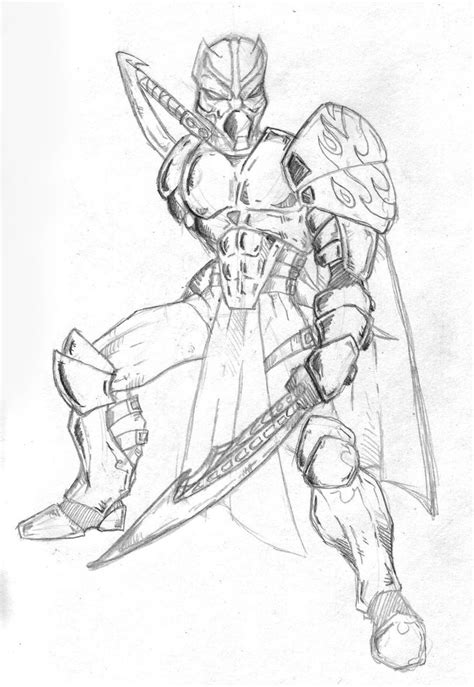 pin  bionicle coloring pages