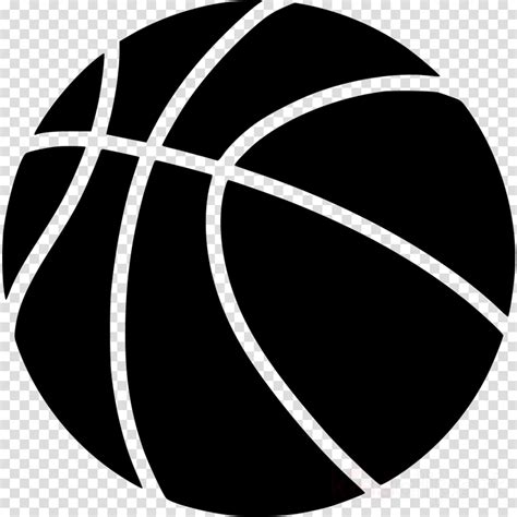 basketball ball black png clipart nba basketball circle  transparent background