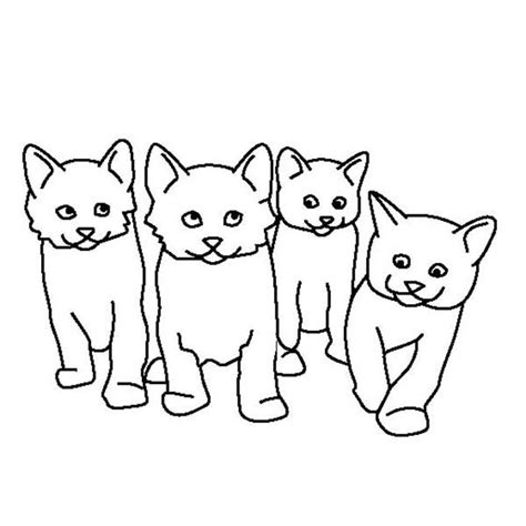 drawing easy cute cat coloring pages gagabux ptc