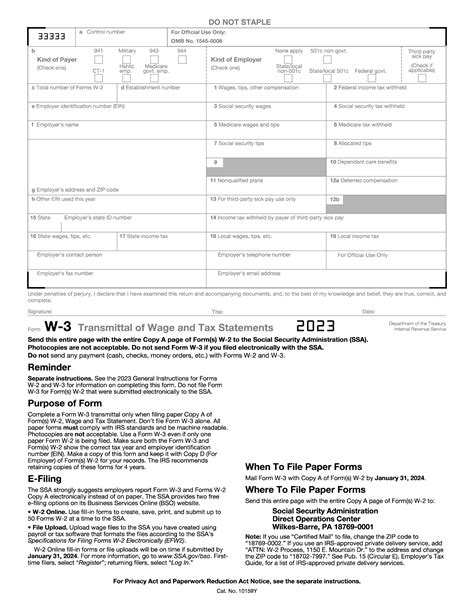 irs form   transmittal  wage  tax statements forms docs