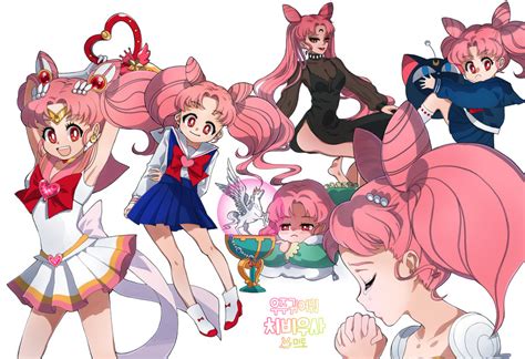 Chibi Usa Sailor Chibi Moon Black Lady Super Sailor