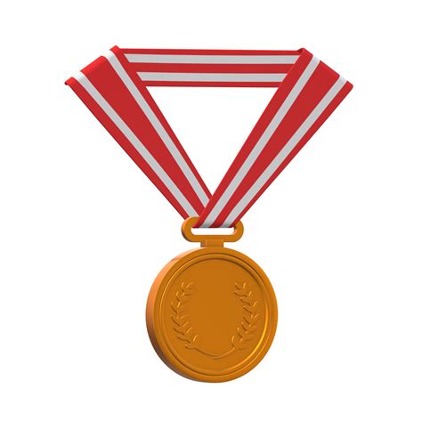 medal isolated   transparent background  png