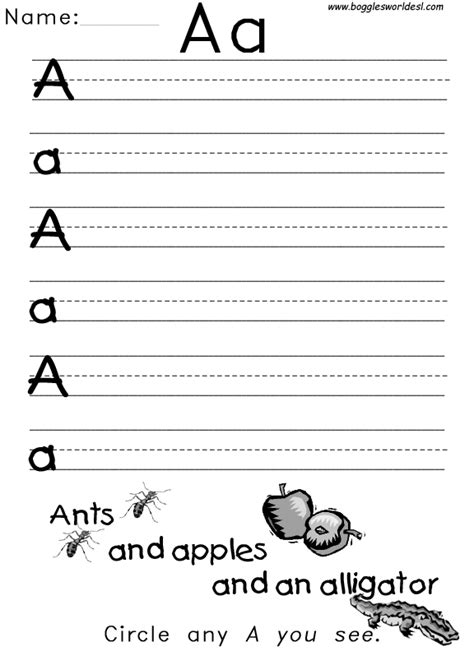 images   printable handwriting worksheets alphabet letter worksheets