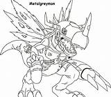 Digimon Coloring Pages Metalgreymon Color Deviantart Getcolorings Printable sketch template