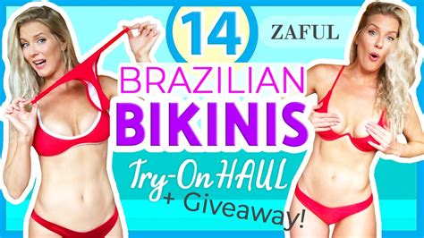 Cheeky And Thong Bikini Try On Haul 14 New Zaful Bikinis