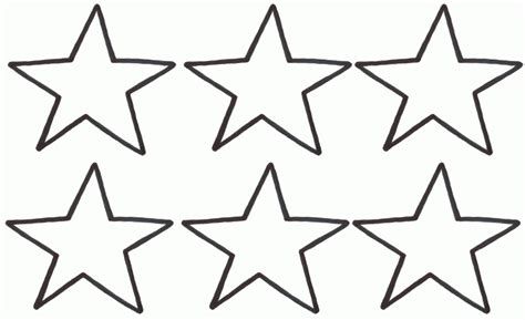 star template  kids coloring home