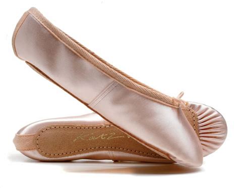 girls ladies pink satin full sole ballet shoes all sizes