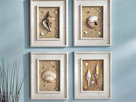 seashell plaques seashell bathroom decor   assume diy seashell