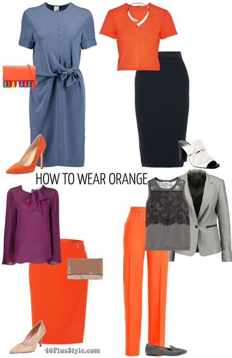 wear orange  color combinations    started  coming