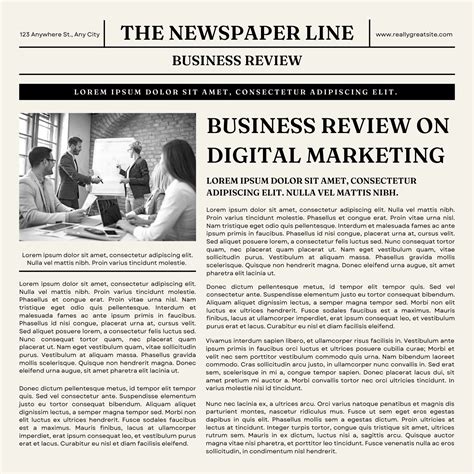 newspaper article review template   dreate  article review template  errors