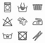 Laundry Washing Icons Icon Clothes Care Symbols Wash Vector Iron Clipart Dry Transparent Library Getdrawings Alterations Cleaning Sewing Circle Guide sketch template
