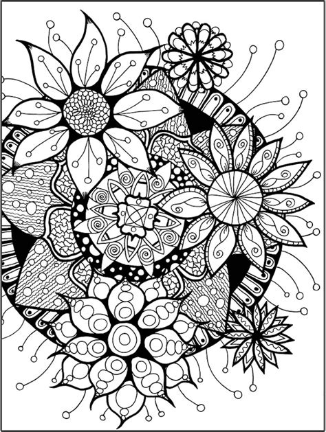 dover zendala coloring page  dover coloring pages coloring pages