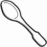 Spoons Clipartmag sketch template