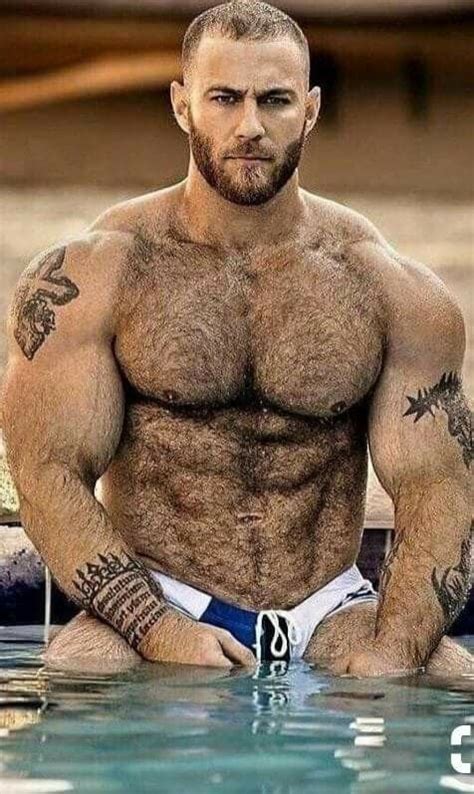pin on hot hairy guys with facial hair
