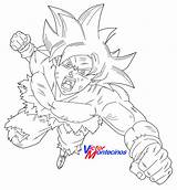 Goku Ultra Instinct Coloring Print Pages Search Again Bar Case Looking Don Use Find Top sketch template