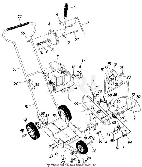 mtd     hp edger  parts diagram  edger assembly