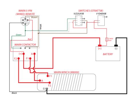 awesome warn winch wiring diagram