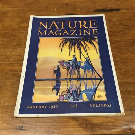 nature magazine january  vol    etsy