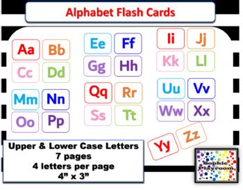 abc alphabet upper   case letters flash cards  sophieplayroom