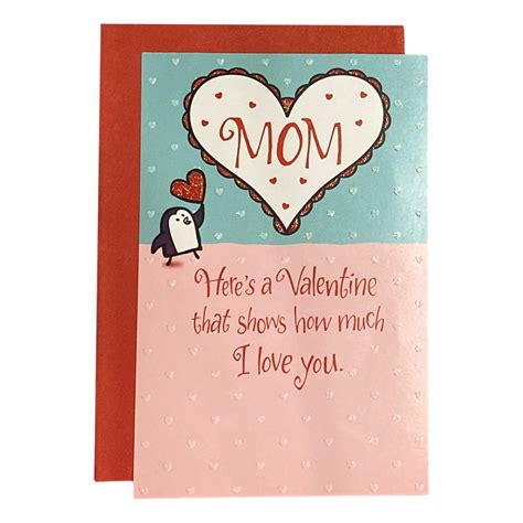 valentines day greeting card  mom mom heres  valentine