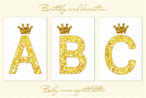 cute golden glitter letters custom designed graphic objects creative market