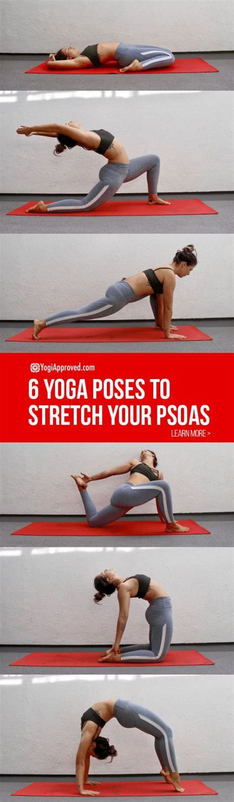 Psoas Stretch Psoasexercises Yoga Techniques Easy