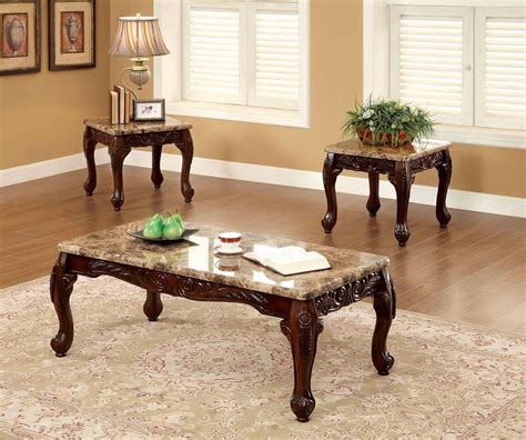 cherry wood coffee table sets