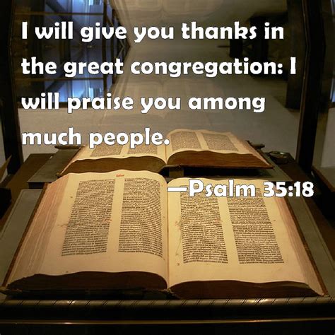 psalm    give     great congregation   praise    people