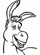 Shrek Donkey Burro Esel Malvorlage Burros Renderizadas Peliculas Trickfilmfiguren Personaggio Cartone Animato Cartoni Azcoloring Kategorien sketch template