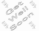 Well Soon Pages Coloring sketch template