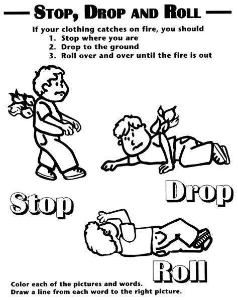printable coloring pages fire prevention coloring books fire safety