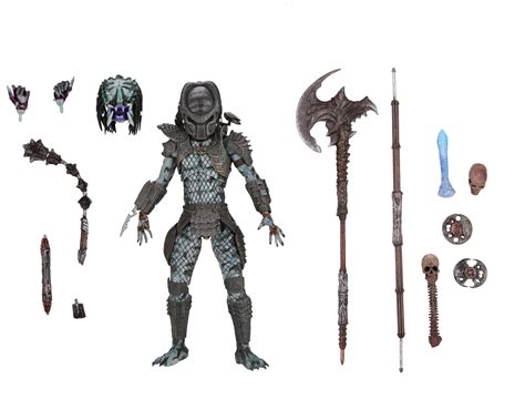 neca ultimate warrior predator final packaging  toyark news